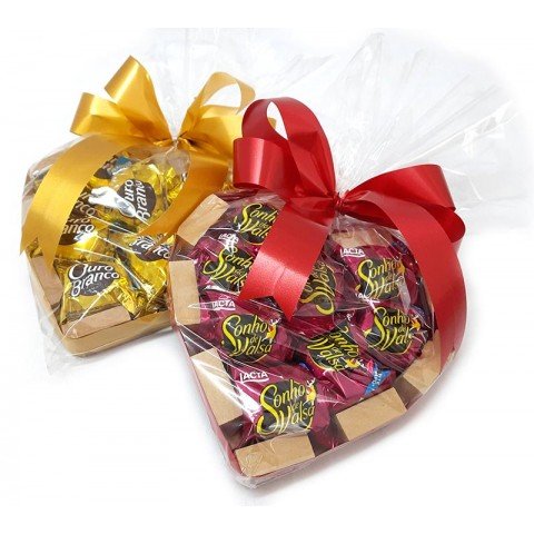 CORAÇÃO AMO VOCÊ PEQUENO C/ 08 BOMBONS